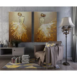 Balerine diafane - Set 2 Tablouri