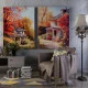 Casute in Natura - Set 2 Tablouri