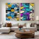 Emoții de Primăvară - Set 2 Tablouri Abstracte