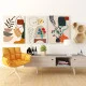 Mid Century Abstract Art - Set 3 Tablouri