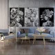 Femei si Flori - Set 3 Tablouri