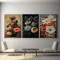 Buchete Multicolore - Set 3 Tablouri