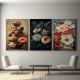 Buchete Multicolore - Set 3 Tablouri