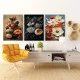 Buchete Multicolore - Set 3 Tablouri