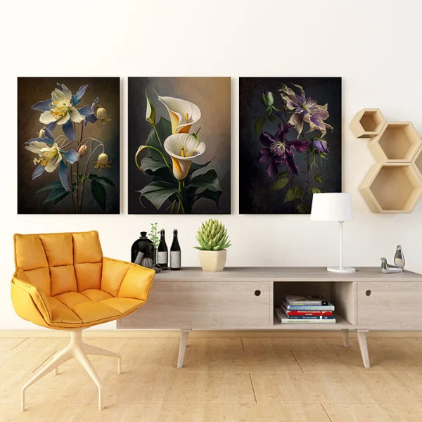 Irisi si Cale - Set 3 Tablouri