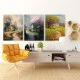 Case Tacute in Linistea Muntelui - Set 3 Tablouri