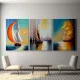 Asfintit la Malul Marii - Set 3 Tablouri