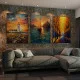Asfintitul Sufletului Urban - Set 3 Tablouri