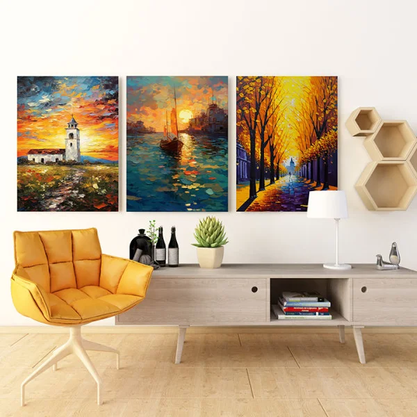 Asfintitul Sufletului Urban - Set 3 Tablouri