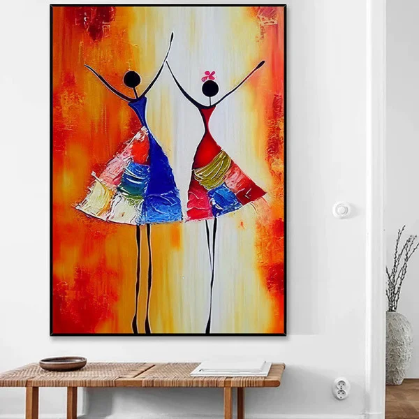 Magia dansului - Tablou abstract
