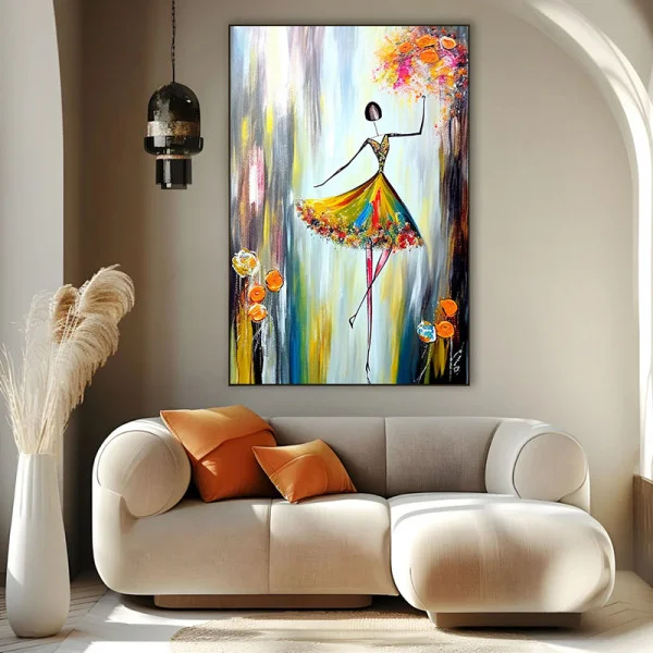 Doamna Florilor - Tablou Abstract