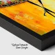 Tablou Abstract Premium Pasiune Solară – Artă Canvas Modernă cu Siluete de Dansatoare și Rochii Multicolore pentru Living sau Hol