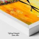 Tablou Abstract Premium Pasiune Solară – Artă Canvas Modernă cu Siluete de Dansatoare și Rochii Multicolore pentru Living sau Hol