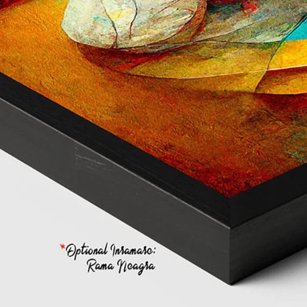 Tablou Abstract Vertical - Vortex Cromatic, Energie și Dinamism