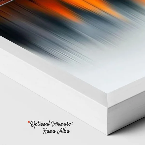 Tablou Minimalist de Toamnă - Un Voal Abstract, Peisaj și Reflecții