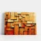 Tablou Abstract Tonalități ale Formei – Canvas Premium Geometric pentru Decor Modern