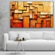 Tablou Abstract Tonalități ale Formei – Canvas Premium Geometric pentru Decor Modern