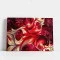 Tablou Abstract Ritmuri Vizuale – Canvas Premium Roșu pentru Living Modern