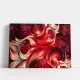 Tablou Abstract Ritmuri Vizuale – Canvas Premium Roșu pentru Living Modern