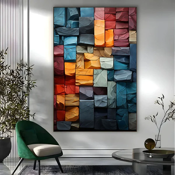 Joc de Culoare - Tablou Abstract