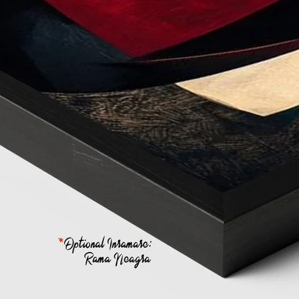 Tablou Abstract Premium „Paradox Contemporan” – Artă Canvas Modernă cu Geometrie Fluidă și Linii Curbe pentru Birou sau Living