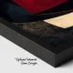 Tablou Abstract Premium „Paradox Contemporan” – Artă Canvas Modernă cu Geometrie Fluidă și Linii Curbe pentru Birou sau Living