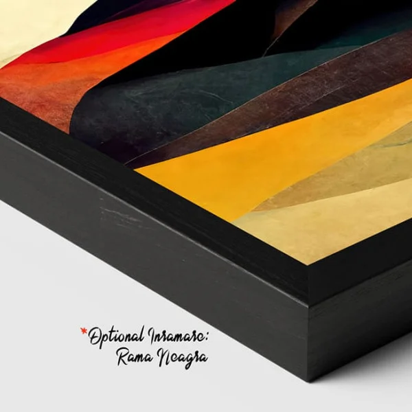 Tablou Abstract Premium Dealurile Copilăriei – Artă Canvas Modernă cu Peisaj Colinar și Linii Curbe pentru Living, Dormitor sau Hol
