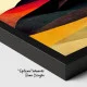 Tablou Abstract Premium Dealurile Copilăriei – Artă Canvas Modernă cu Peisaj Colinar și Linii Curbe pentru Living, Dormitor sau Hol