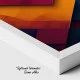 Tablou Abstract Texturi de Culoare – Canvas Premium Vertical pentru Decor Modern