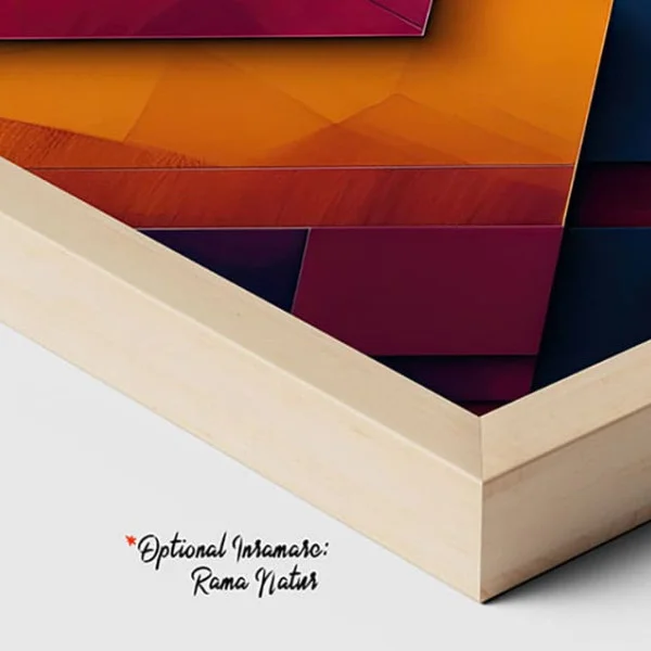 Tablou Abstract Texturi de Culoare – Canvas Premium Vertical pentru Decor Modern