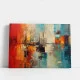 Tablou Abstract Multicolor - Zori de Zi, Dinamism și Stil