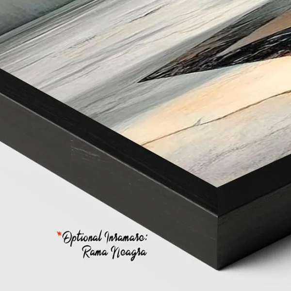 Tablou Abstract Premium Raze Sfioase – Artă Canvas Modernă cu Cupe Metalice Patinate și Lavandă pentru Living de Lux