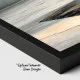 Tablou Abstract Premium Raze Sfioase – Artă Canvas Modernă cu Cupe Metalice Patinate și Lavandă pentru Living de Lux