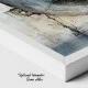 Tablou Abstract Premium Râu de Lumină – Artă Canvas Modernă cu Peisaj Suprarealist și Corăbii pentru Living de Lux