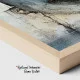 Tablou Abstract Premium Râu de Lumină – Artă Canvas Modernă cu Peisaj Suprarealist și Corăbii pentru Living de Lux