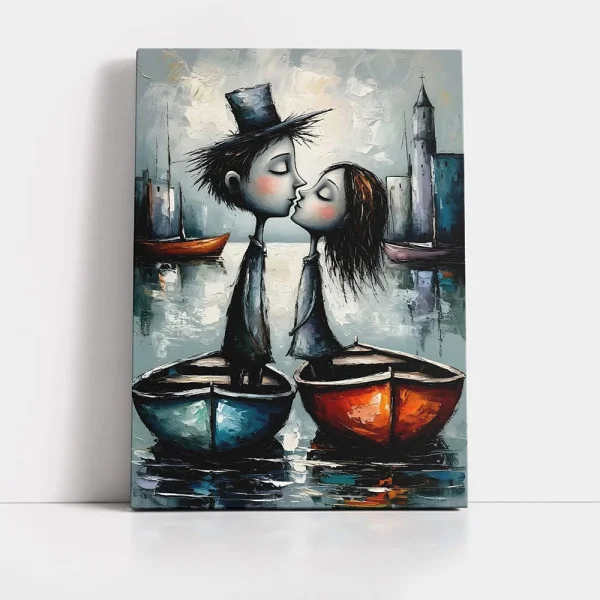 Tablou Canvas Abstract Navigând Spre Tine – Decor Artistic pentru Living și Dormitor