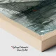 Tablou Abstract Premium O Lume Minunată – Artă Canvas Modernă cu Copil în Barcă de Hârtie și Fluture Roșu pentru Camera Copilului sau Living