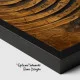 Tablou Abstract Canvas Spirală Aurie 3D – Energiile Infinitului, decor premium pentru hol