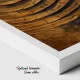 Tablou Abstract Canvas Spirală Aurie 3D – Energiile Infinitului, decor premium pentru hol