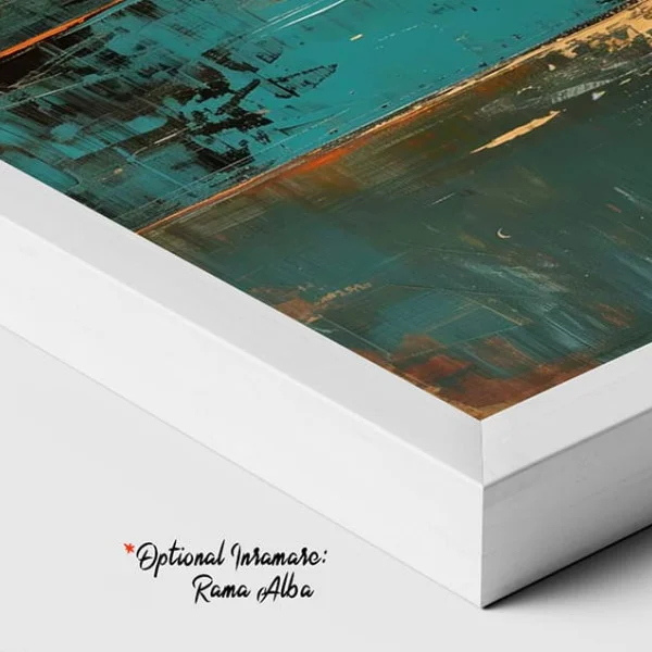Tablou canvas abstract zen – Ape Liniștite, decor relaxant pentru living modern