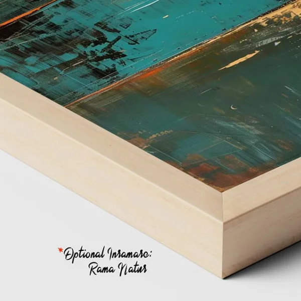 Tablou canvas abstract zen – Ape Liniștite, decor relaxant pentru living modern