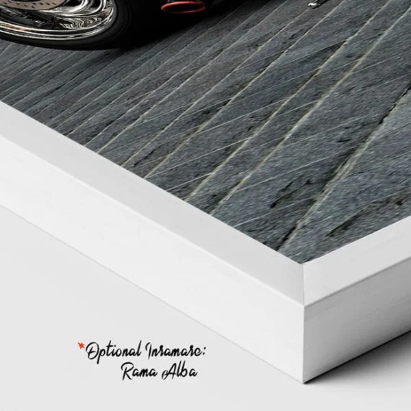 Tablou Auto Moto Premium Motocicleta Custom Chopper – Artă Canvas Modernă în Stil Industrial pentru Living Masculin, Birou sau Garaj
