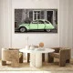 Tablou Auto Premium Capodopera Retro – Canvas cu Mașină Vintage Citroën 2CV pentru Living, Birou sau Garaj