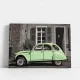 Tablou Auto Premium Capodopera Retro – Canvas cu Mașină Vintage Citroën 2CV pentru Living, Birou sau Garaj