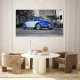 Tablou Auto Premium Patina Timpului Volkswagen Beetle – Artă Canvas Modernă cu Mașină Retro Broscuță pentru Birou, Living sau Hol