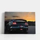 Tablou Auto Premium Forța la Asfințit – Canvas Stil Muscle Car cu Ford Mustang Shelby