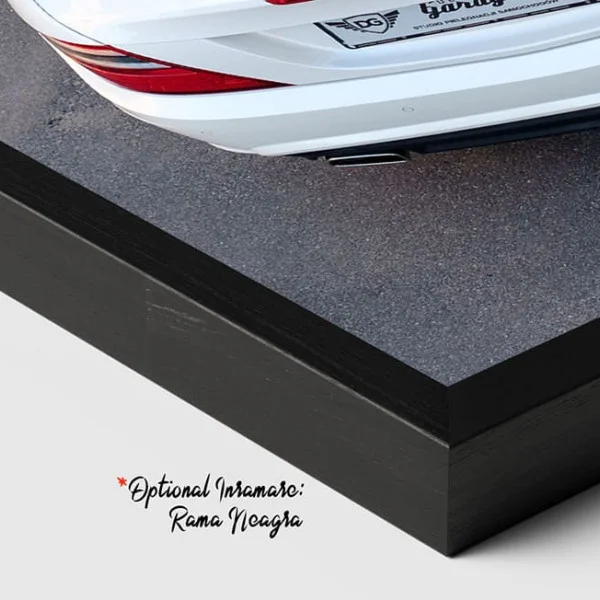 Tablou Auto Premium Grație și Performanță – Artă Canvas Modernă cu Mașină Decapotabilă Mercedes-Benz Albă pentru Birou, Living sau Garaj