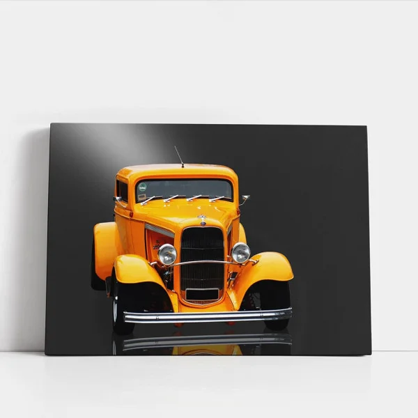 Tablou Auto Premium Renăscută în Eleganță – Artă Canvas Modernă cu Mașină Clasică Hot Rod Ford 1932 pentru Birou, Living sau Garaj