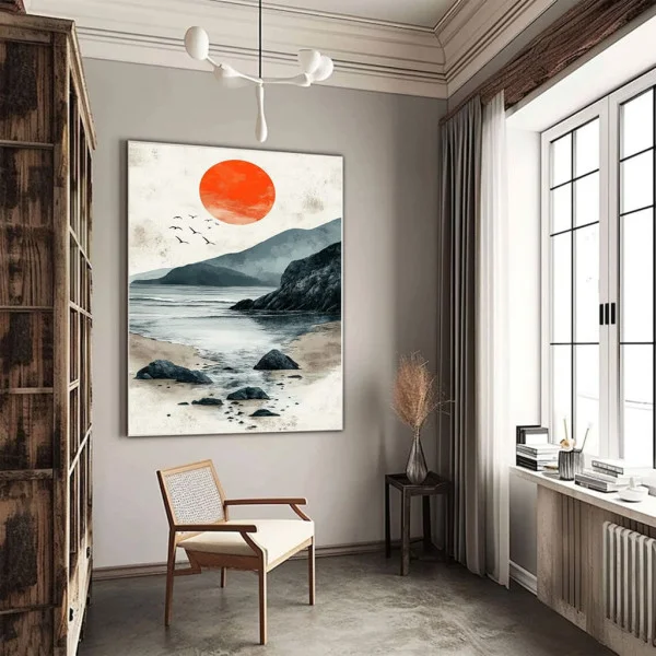 Tablou Abstract Pictând Vise Boheme – Canvas Premium Boho Chic