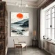 Tablou Abstract Pictând Vise Boheme – Canvas Premium Boho Chic